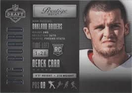 2018 Panini MJH Exclusive Derek Carr #40 BCCG 10 & Henry Suggs Holiday  Sweater