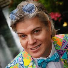 This designing man favors vintage and designer style