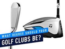 Image result for what degree are golf clubs