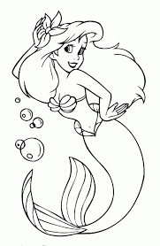 Top 25 Free Printable Little Mermaid Coloring Pages Online La