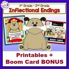 Inflectional Endings Anchor Chart Worksheets Teaching