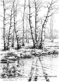 Black And White Pencil Drawings Of Nature Pin By Mona Jones On Mona S Landscape Drawings Tree Drawing Nature Drawing