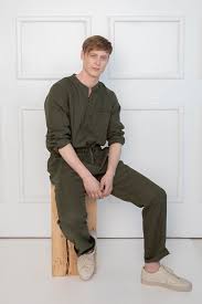 Sofa Killer Dark Green Linen Men Onesie Sofa Killer Adult Onesies And Loungewear For Family