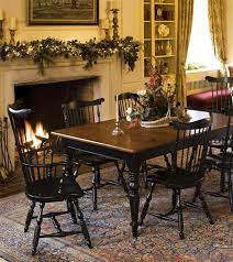 To finish off the colonial style of your dining room, you should add some antiques. Let The Fanback Windsor Dining Room Chairs Bring A True Colonial Style To Your Dining Room Decor Modern Dining Room Dining Room Makeover Dining Room Remodel