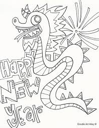 Free printable chinese new year coloring pages. Chinese New Year Easy Chinese Dragon Coloring Pages Novocom Top