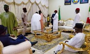 Okezie ikpeazu of abia state;; Southern Governors Meet In Asaba Tv360 Nigeria