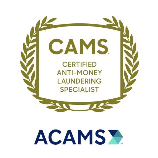 Pleased to share that I've received my CAMS (Certified Anti-Money Laundering Specialist) certification from ACAMS. I extend my heartfelt thanks to BitSave team for all the encouragement and… | Vishnu Karthikeyan, CAMS