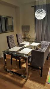 Our store features custom sofas, reclaimed wood furniture, bedding, mattresses, lighting, blinds, iron hardware, art, rugs, & decor. Beautiful Glass Dining Table Chairs Urban Barn Great Deal For Sale Redflagdeals Com Forums