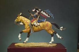 Action figures & accessories └ toys, hobbies all categories food & drinks antiques art baby books, comics & magazines business. Andrea Miniatures 54mm Sioux Warrior Loading Carbine Figure Kits Maquettes Et Figurines