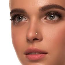 Flat Back Threadless Opal Stud • G23 Titanium Push Pin Earring • 20G 18G  16G • Cartilage Tragus Helix Stud • Hypoallergenic Jewelry