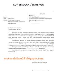 Check spelling or type a new query. Format Surat Permohonan Pencairan Dana Bop Paud Tahap I Tahun 2020 Operator Sekolah Mumet