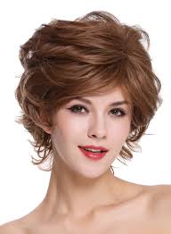 Start with the backside of each section and work towards the side of it that is closest to your face. Quality Women S Wig Lady Short Wild Backcomb Wavy Fair Brown Blonde Highlights Dm02 12h24