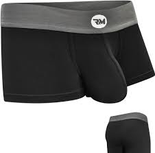 Real Men Bulge Enhancing Underwear 1 Pack, Ultra Soft Boxer Briefs Modal,  Bulge Pouch Underwear (Black-3 Inch- X Small) at Amazon Men's Clothing store