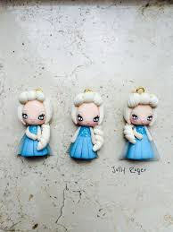 Elsa Frozen polymer clay fimo handmade by me