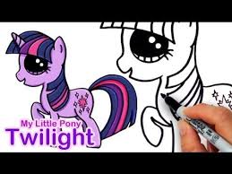 How To Draw My Little Pony Twilight Sparkle Cute Step By Step My Little Pony Twilight My Little Pony Drawing Cute Drawings