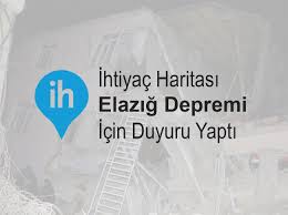 2020 elâzığ depremi, 24 ocak 2020 tarihinde yerel saatle 20.55'te türkiye'nin elâzığ ilinde meydana gelen ve başta elâzığ ve malatya olmak üzere tüm doğu anadolu bölgesini etkisi altına alan merkez üssü elâzığ'nın sivrice ilçesine bağlı çevrimtaş köyü olan ve yaklaşık 22 saniye kadar süren deprem. Ihtiyac Haritasi Elazig Depremi Sonrasi Duyuru Yapti Branding Turkiye