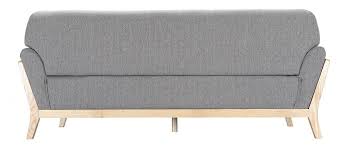 Les étagères murales sont imbattables pour ranger toutes sortes d'affaires à la maison, livres, jouets, objets déco, plantes, verres. Canape Scandinave 3 Places Gris Pieds Bois Yoko Miliboo