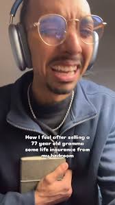 How I feel after selling a 77 year old gramma some life insurance from my  bedroom, #lifeinsurance #sales #calebmuia #quarterzip