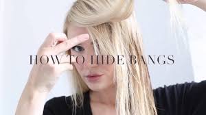 Do bangs look good with short hair? Tutorial How To Hide Your Bangs Youtube