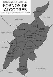 The population in 2011 was 4,989, in an area of 131.45 km². File Fornos De Algodres Freguesias 2013 Svg Wikimedia Commons