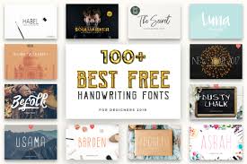 I simply followed the golden rule of font combinations, which is simply to combine a serif and a sans serif to give contrast and not concord. 100 Best Free Handwriting Fonts For Designers 2020 Creativetacos