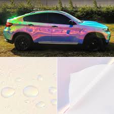 Thus, when you want to give your car steering wheel a new style and look, then these diy steering wheel wrap tips would help you design the best steering. Chameleon White Colorful Rainbow Vinyl Roll Car Wrap Air Release Film Diy Sheet Parts Accessories Automotive