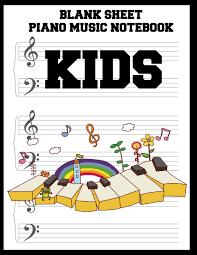 Cut 4 strips 8 1/2 by 1 inch using the same brown paper. Blank Sheet Piano Music Notebook Kids 100 Pages Of Wide Staff Paper 8 5x11 Perfect For Learning Beautifulgift My 9781730991295 Amazon Com Books