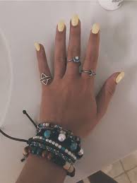 Vsco Brenleestewarttt Yellow Nails Nail Accessories Yellow Nail Art
