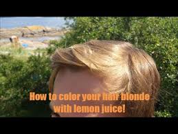 Tried many things for lightening roots. Easy Experiments To Do At Home Part 5 Dye Your Hair With Lemon Juice Youtube