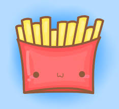 French Fries By Cuddledcrayons Deviantart Com On Deviantart Dibujos Kawaii Papas Fritas Dibujo Imagenes Kawaii