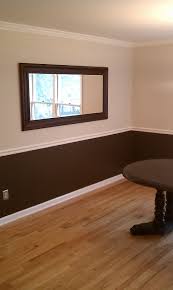 The wainscoting and chair rail made it difficult to easily and quickly paint. A New Room Ben George Painting
