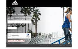 Terms and conditions adidas gift cards may be redeemed for merchandise on adidas.com and in adidas sport performance, adidas originals, and adidas outlet stores in the united states. Adidas Gift Card Balance Check Balance Enquiry Links Reviews Contact Social Terms And More Gcb Today