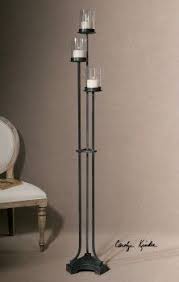 19741 Arla Tall Candleholder By Uttermost Modern Candleholders In 2020 Tall Candle Holders Floor Candle Holders Tall Floor Candle Holders