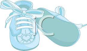 Iclipart Blue Baby Shoes On White Background Baby Boy Scrapbook Clipart Baby Babyschuhe
