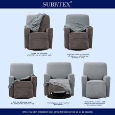Shop our reclining couch selection from top sellers and makers around the world. Macauley Plaid Recliner Slipcover With Pockets