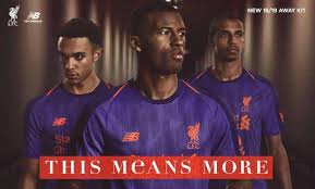 So this is the new new balance liverpool away jersey, and umm, whoa it is purple! Liverpool Unveil New Purple Away Kit For Season 2018 19 Liverpool Fc This Is Anfield