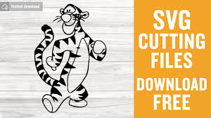 Download Tigger Svg Free Cutting Files For Silhouette Instant Download Youtube