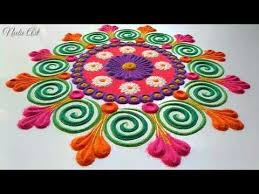 Easy And Beautiful Rangoli Design For Diwali Special 2019 Youtube Beautiful Rangoli Designs Rangoli Designs New Rangoli Designs