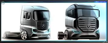 Mercedes Benz Truck Sketches On Behance Caminhoes Tunados Carros Veiculos