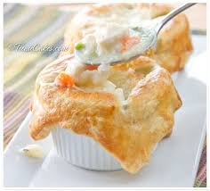Individual Chicken Potpies Comfort Food Indeed Food Recipes Chicken Pot Pie