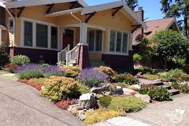 These landscape ideas for a front yard without grass will provide you ways to conserve water and save your water bill, also as reducing needs for pest control and chemical fertilizers. No Grass Front Yard Archives Landscape Design In A Day