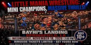 Little Mania Wrestling: Big Action, Tiny Wrestlers!