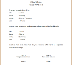 Kekuasaan pengacara diperlukan ketika seseorang tidak dapat langsung melakukan pekerjaan t. Contoh Surat Kuasa Pengurusan Hak Milik