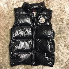 Authentic Moncler Black Vest Size 0