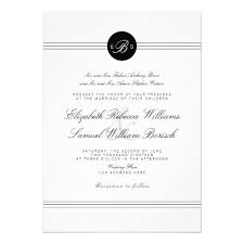Black And White Wedding Invitation Elegant Chic Black White Monogram Wedding Invite Zazzle Com With Images Monogram Wedding Invitations Elegant Wedding Invitations Black And White Wedding Invitations