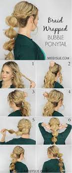 14 Bold Unique Hairstyle Tutorials You Can Do At Home Hair Styles Long Hair Styles Bubble Ponytail