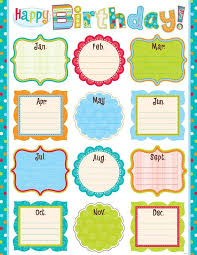 Birthday Calendar Template For Office Birthdaycalendar