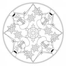 Der begriff mandala stammt aus dem indischen und bedeutet. Mandala D 39 Hiver Mandala Winter Mandala Kostenlos Mandalas Kinder