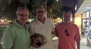Photo Jim Tressel In Southern California With Modern Family S Ed O Neill And An Energy Drink Tycoon Eleven Warriors