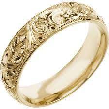 Vintage Mens Wedding Rings Google Search Antique Style Wedding Rings Hand Engraved Wedding Band Wedding Band Engraving
